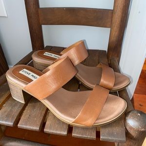 Steve Madden Heels - Brown Leather - Size 6